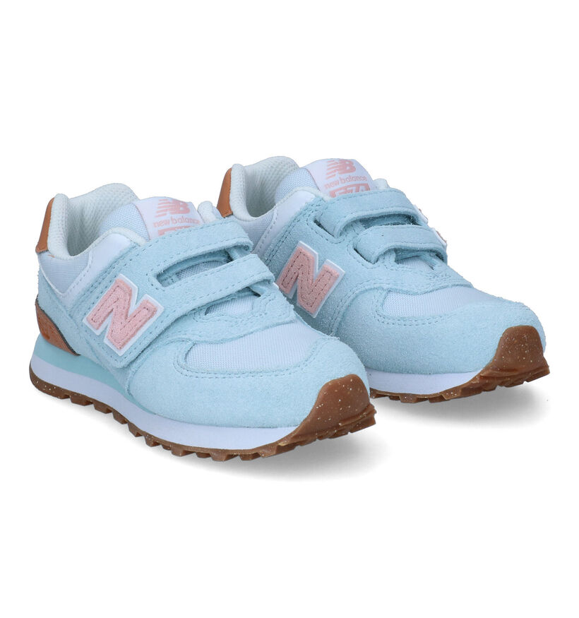 New Balance PV574 Blauwe Sneakers voor meisjes (301697) - geschikt voor steunzolen