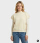 Deeluxe Original Adeline Pull en Ecru pour femmes (382273)