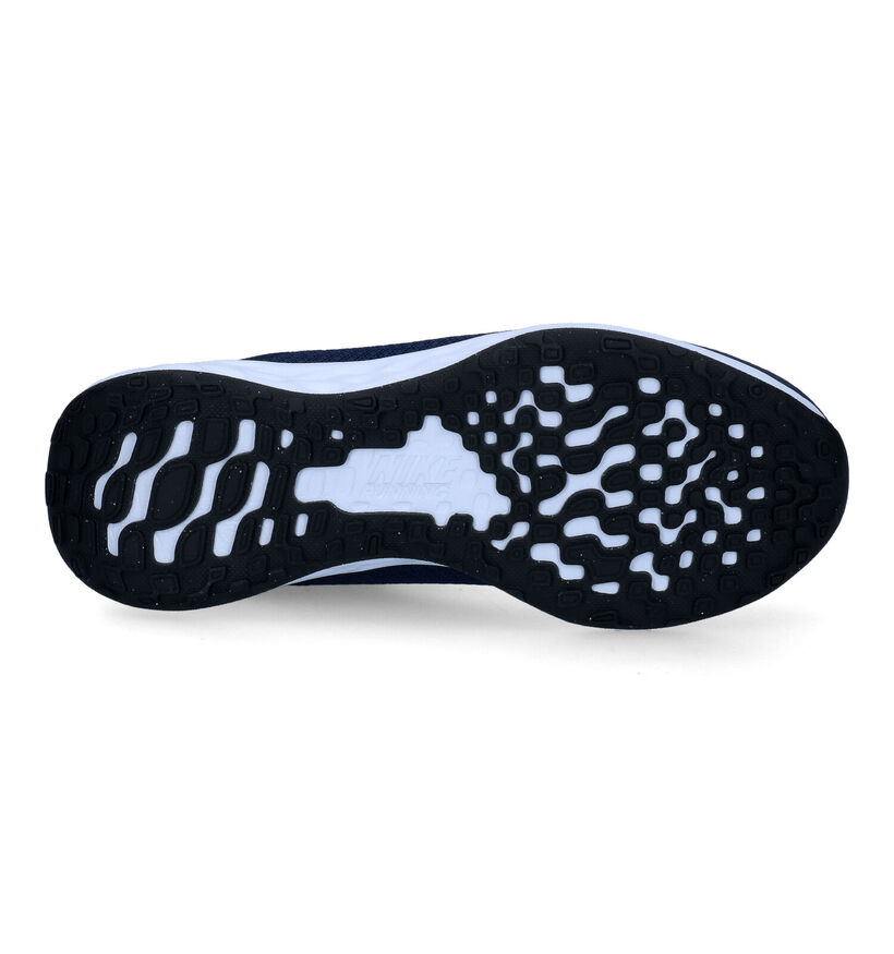Nike Revolution 6 GS Zwarte Sneakers in stof (316283)