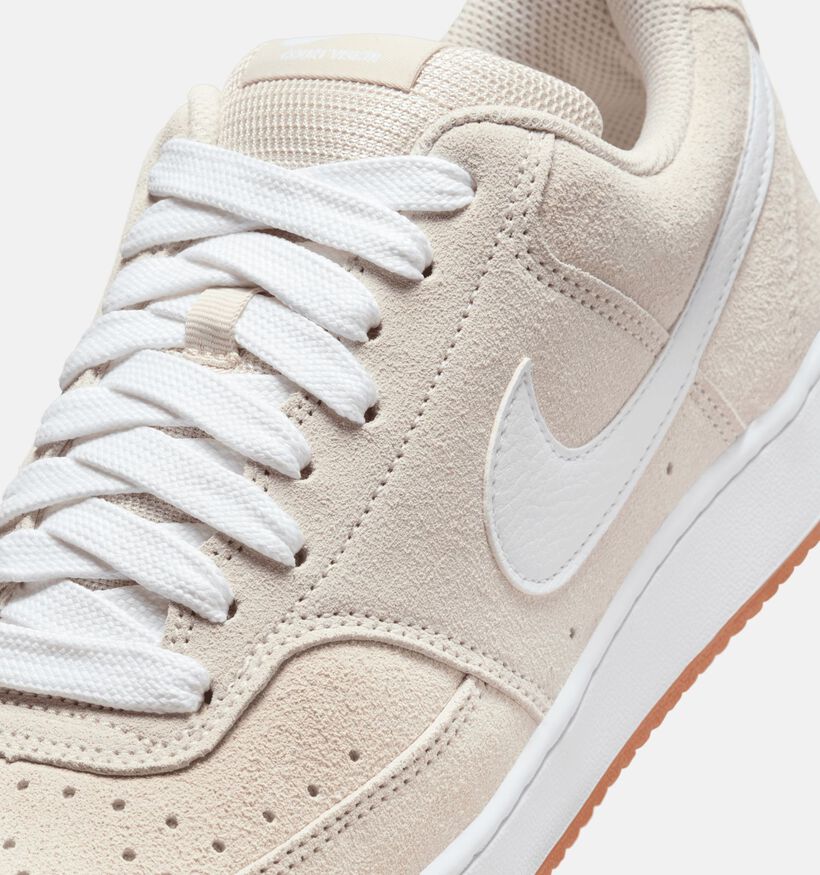 Nike Court Vision Low Next Nature Beige Sneakers voor heren (369285) - geschikt voor steunzolen