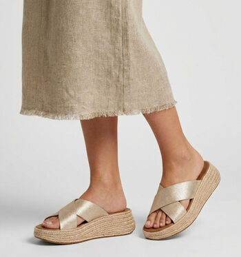 FitFlop Slippers Goud