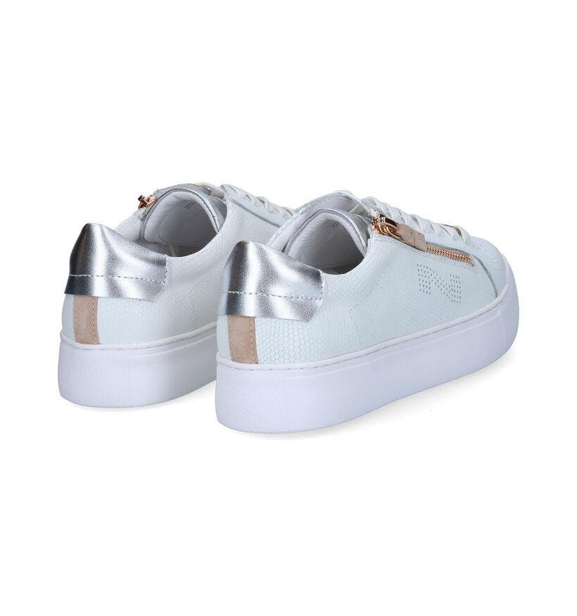 Nathan-Baume Baskets habillées en Blanc en cuir (308373)
