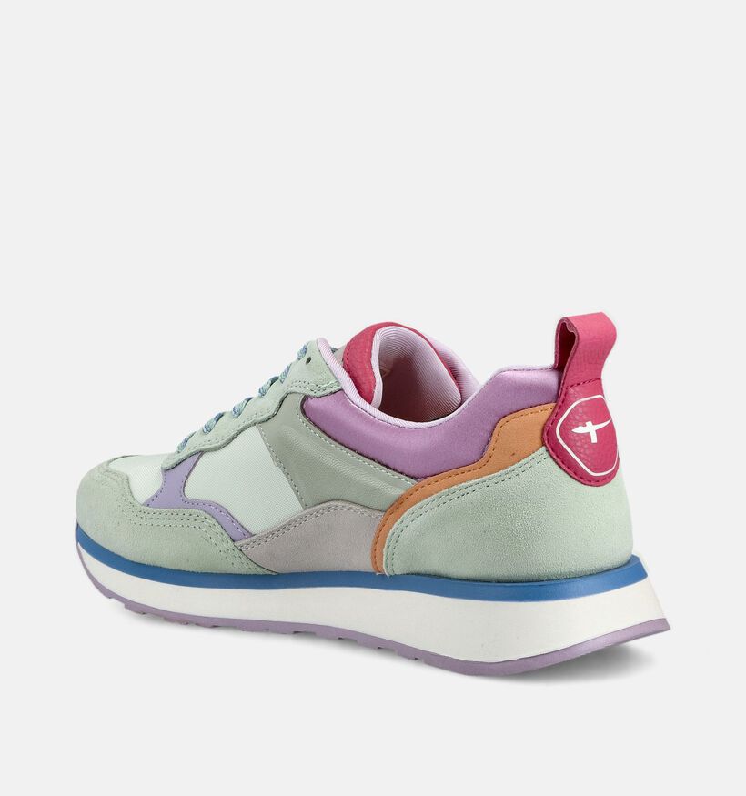 Tamaris Baskets casual en Vert pour femmes (368551) - pour semelles orthop&eacute;diques