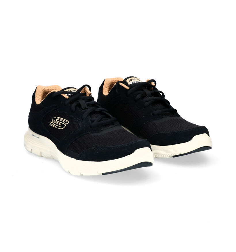 Skechers Flex Advantage Baskets en Noir en nubuck (293903)