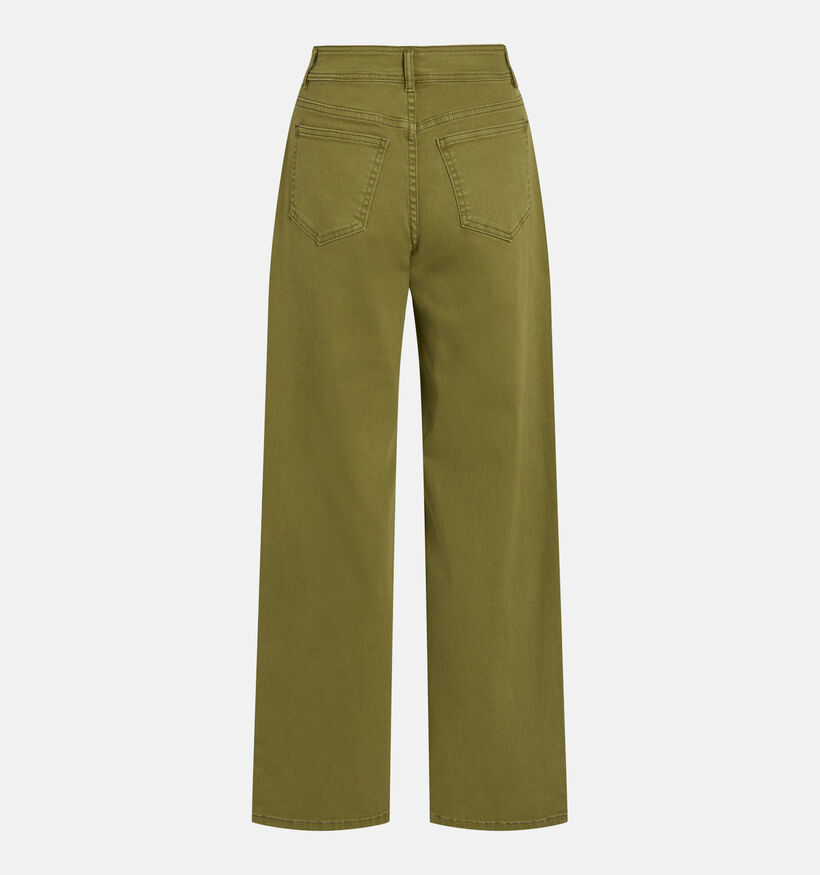 Vila Chia Donkergroene Straight Leg Jeans voor dames (387485)