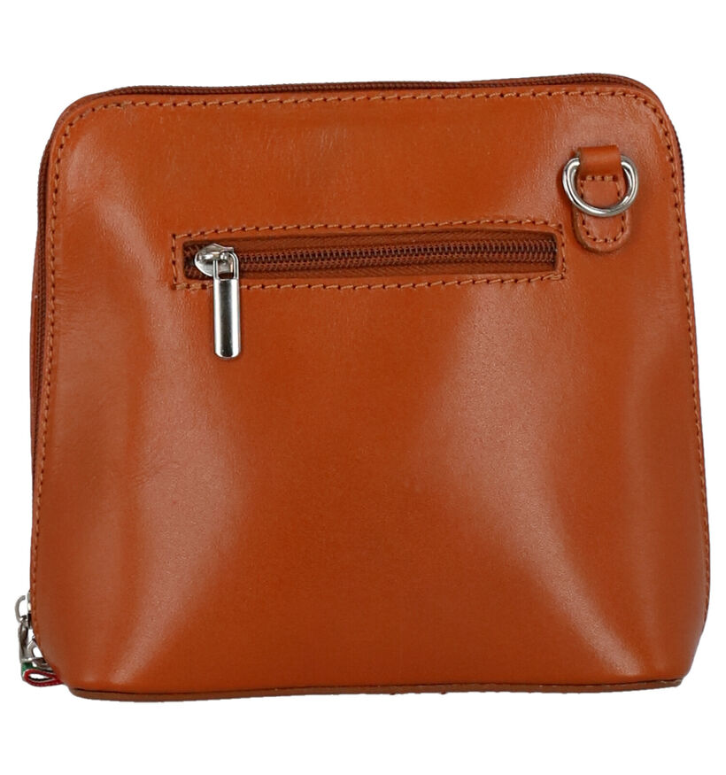 Time Mode Hu Cognac Crossbody Tas in leer (277139)