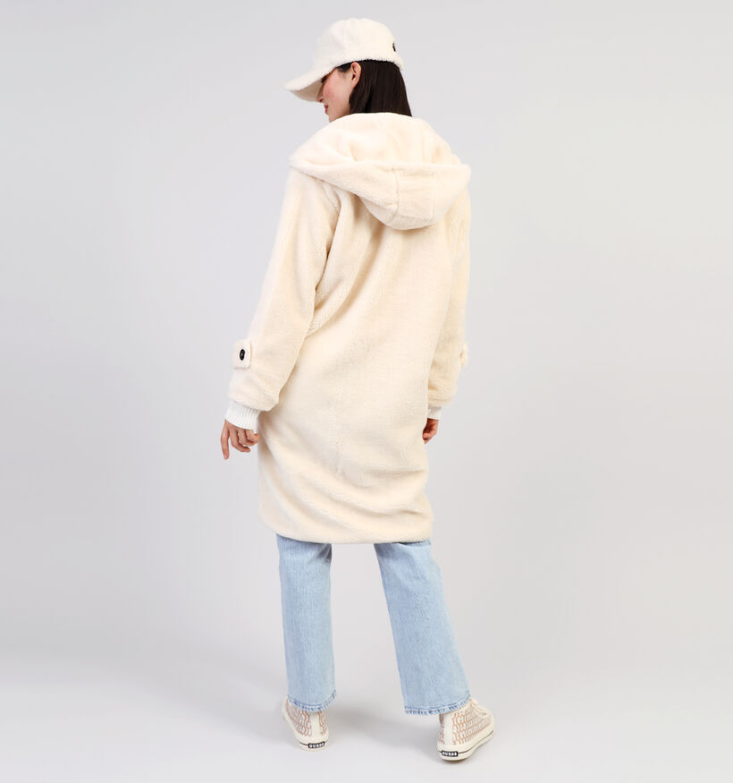 Dolce C. Manteau duveteux en Beige pour femmes (358484)