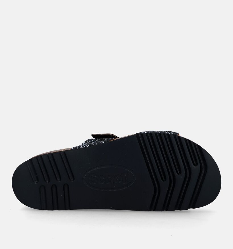 Scholl Lusaka 2.0 Zwarte Slippers in kunstleer (336771)