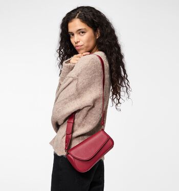 Pieces Schoudertassen Zwart/Rood