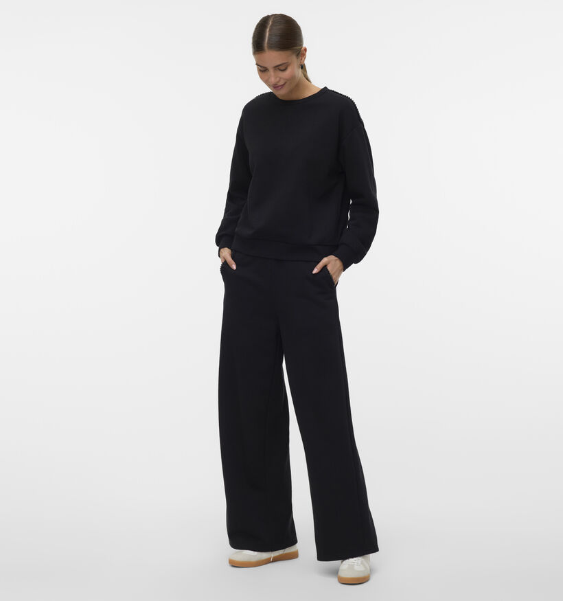 Vero Moda Daisy Pearl Zwarte Joggingsbroek voor dames (366126)