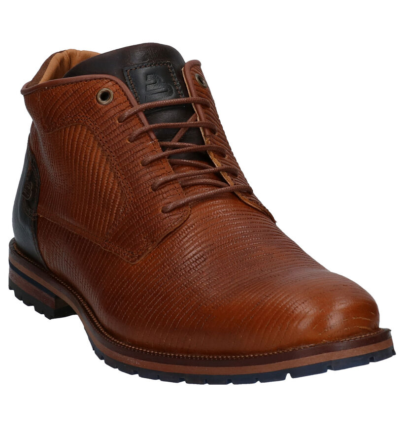 Bullboxer Bottines en Cognac en cuir (281789)