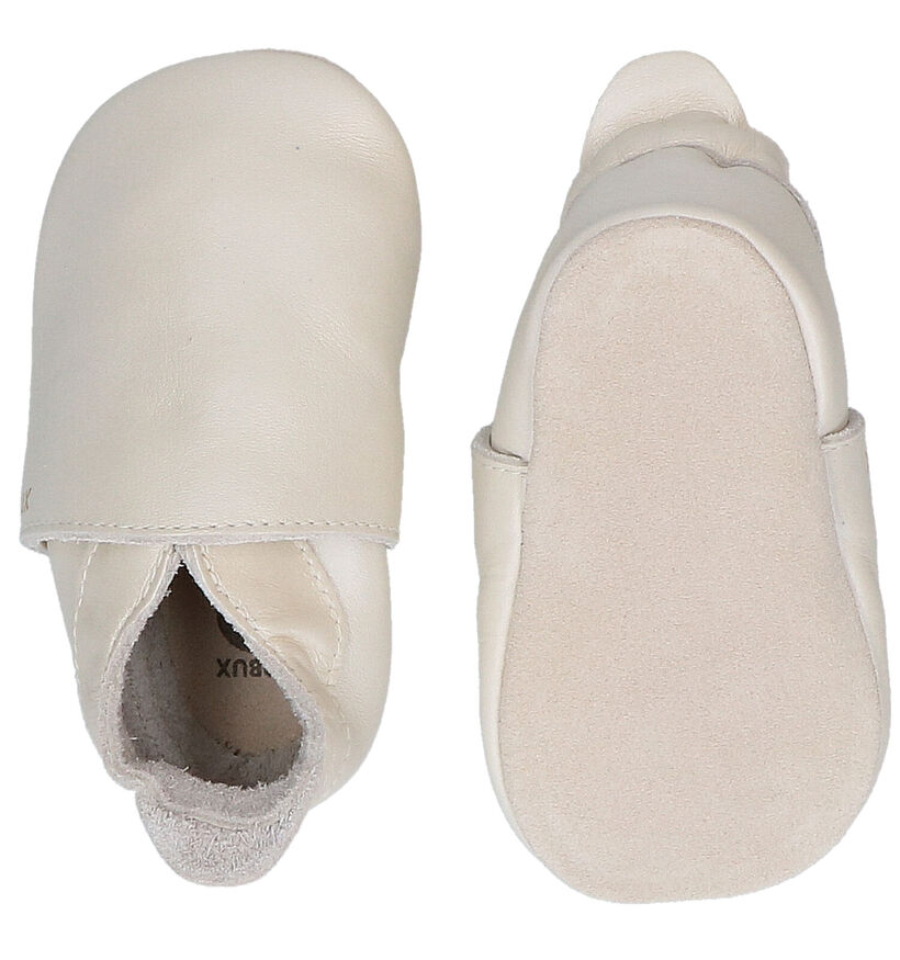 Bobux Simple Shoe Pearl Ecru Parkschoentjes in leer (280193)