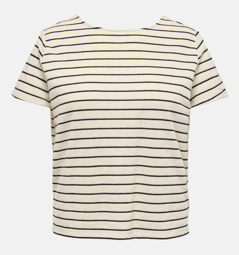 Only Carmakoma Jana Ecru T-Shirt voor dames (375072)