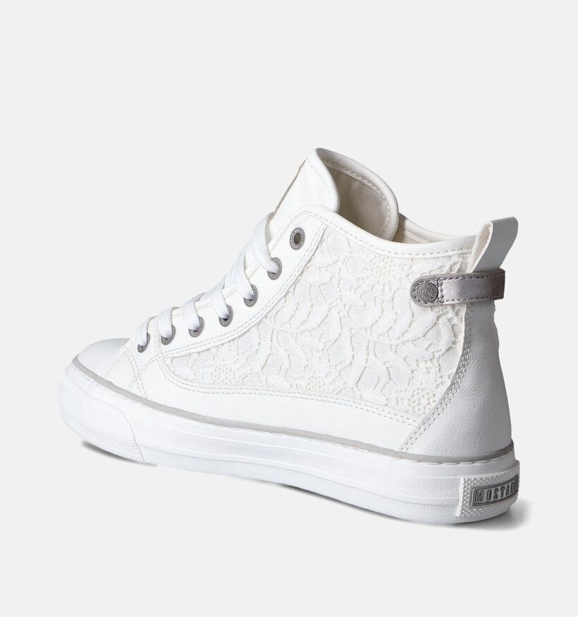 Mustang Baskets montantes en Blanc pour femmes (351252)