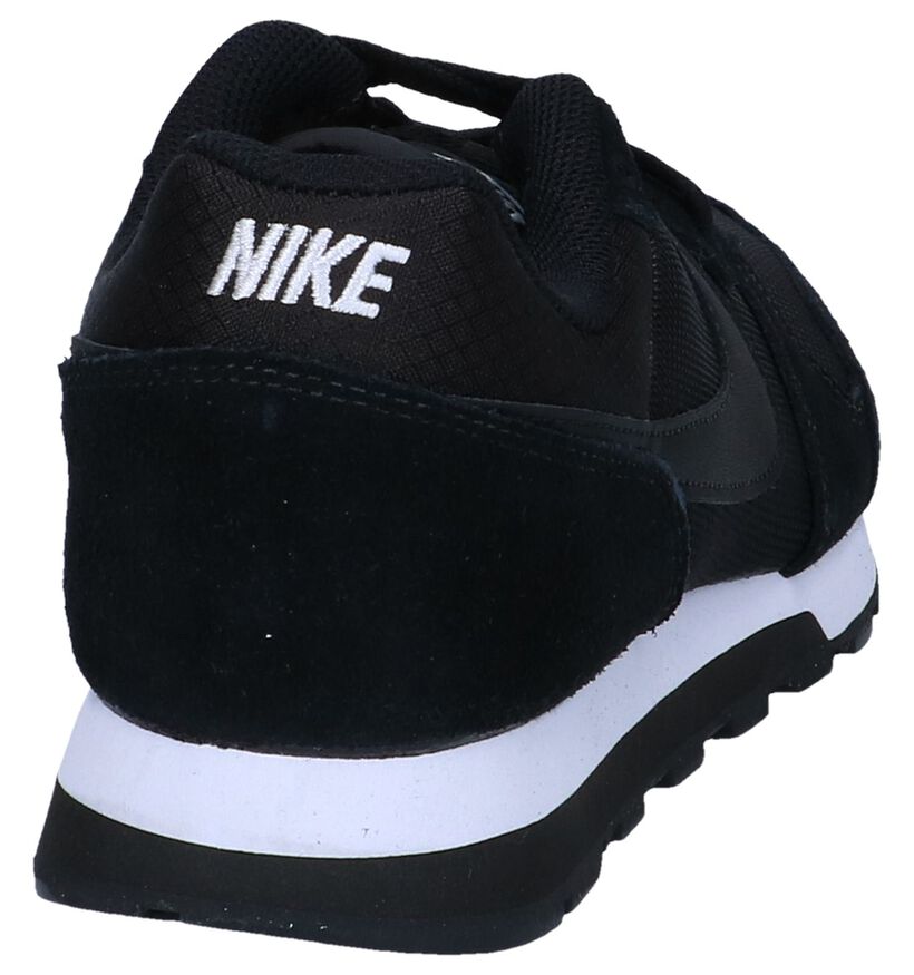 Zwarte Sneakers Nike MD Runner 2 in daim (250252)