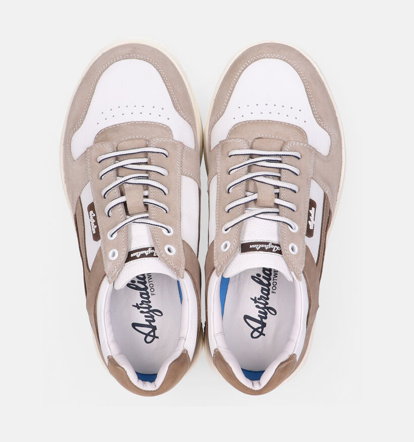 Australian Richmond Beige Veterschoenen voor heren (369703) - geschikt voor steunzolen