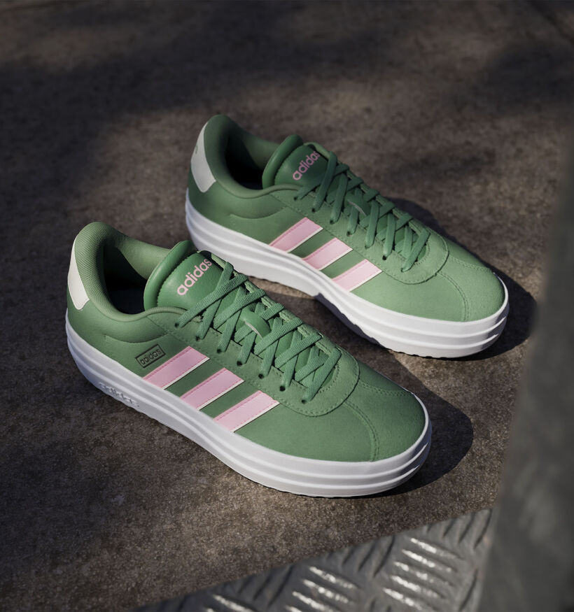 adidas VL Court Bold Groene Sneakers voor dames (343369)