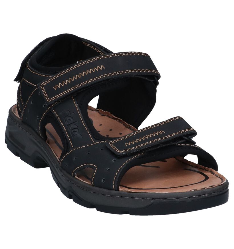 Donkerbruine Sandalen Rieker in kunstleer (247984)