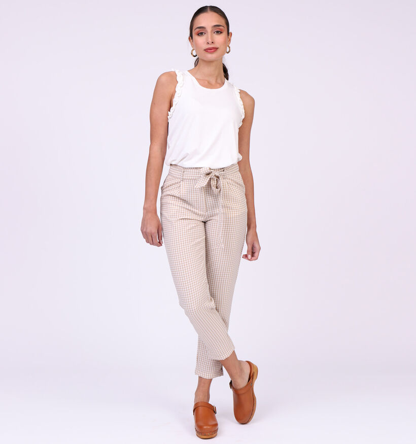Mexx Sleeveless ruffle Zwarte Top (313281)