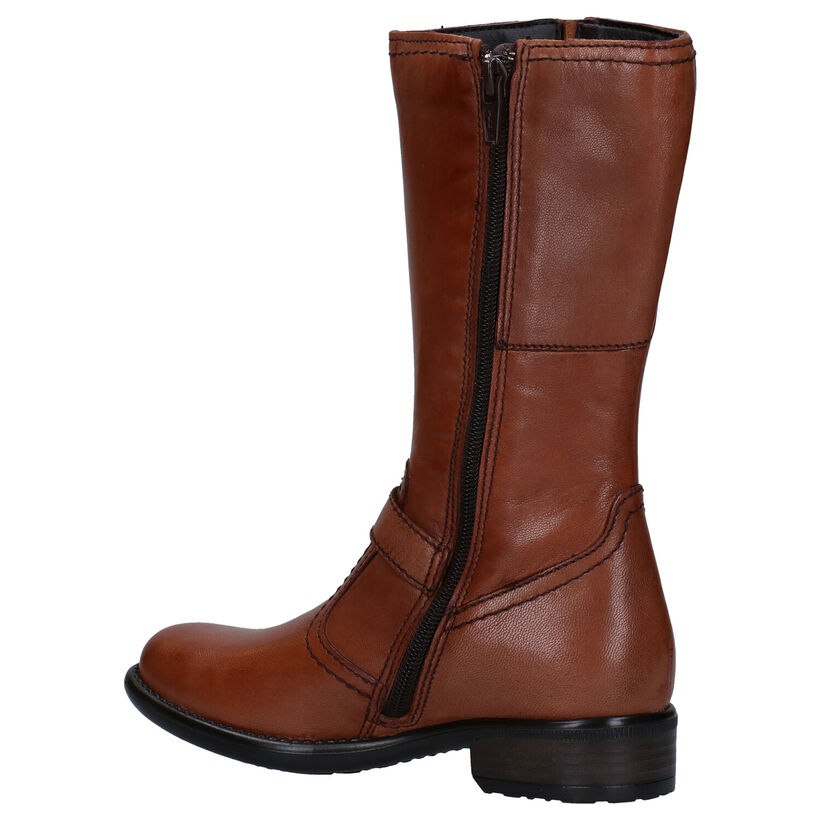 Loli Laly Bottes hautes en Cognac en cuir (278792)