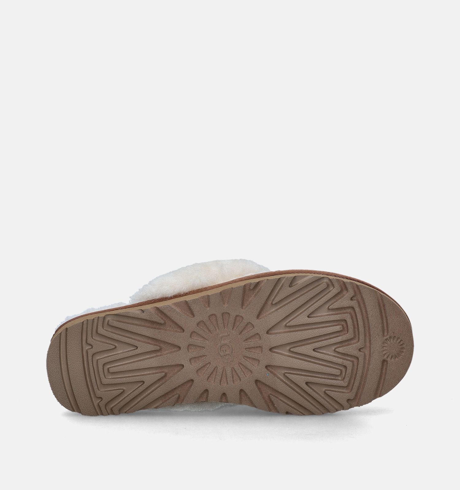 UGG Cozy Ecru Wollen Pantoffels | Dames Pantoffels | Online op TORFS.BE