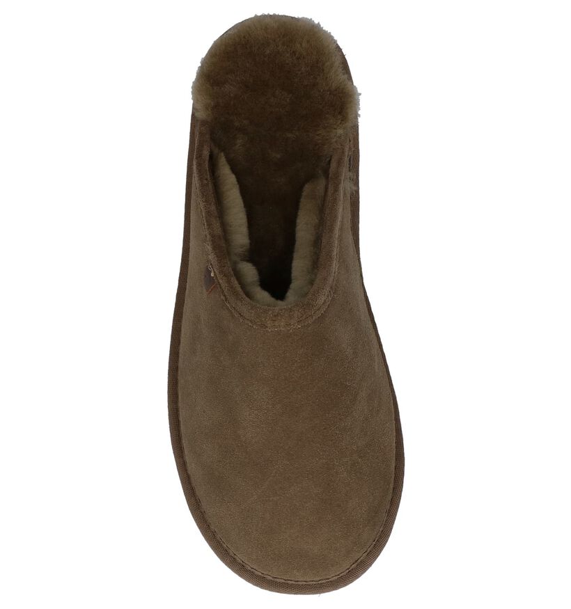 Warmbat Classic Bruine Pantoffels voor heren (314423)