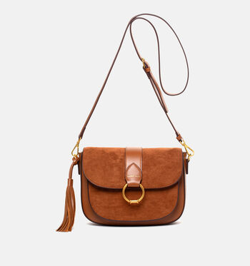 Laurent David Crossbody tassen Cognac/Bruin