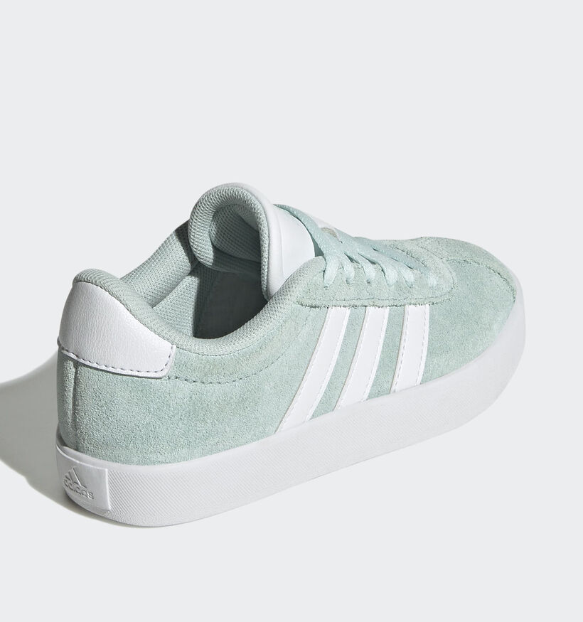 adidas VL Court 3.0 Turquoise Sneakers voor jongens, meisjes (357477) - geschikt voor steunzolen