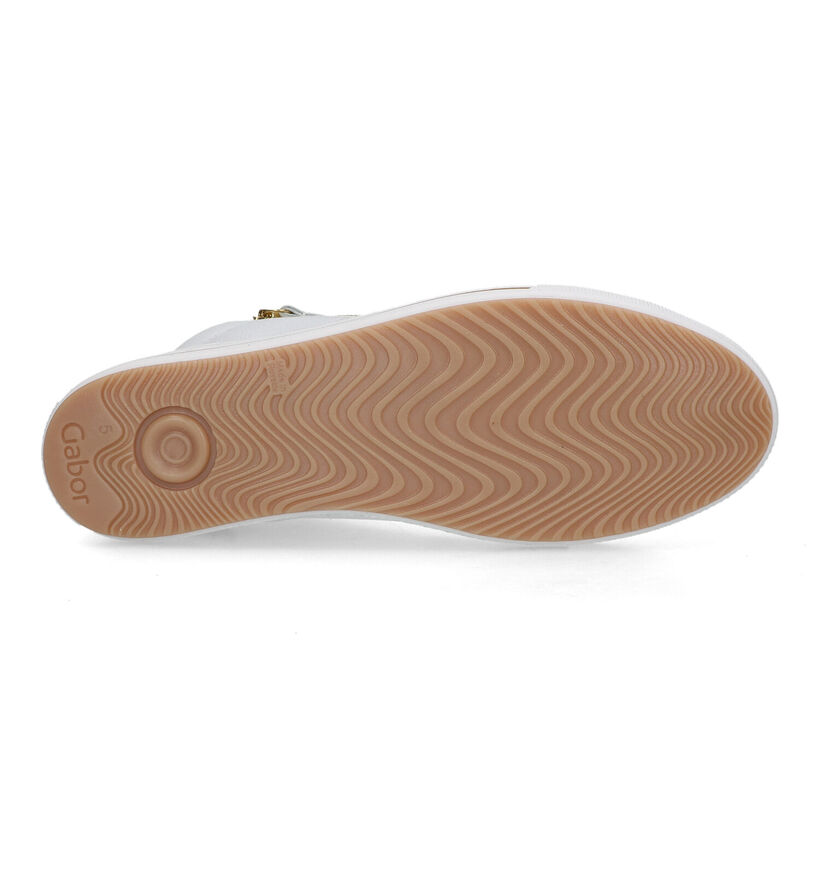 Gabor Optifit Witte Sneakers in leer (319476)