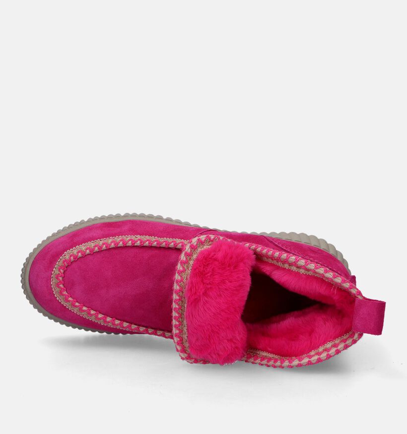 Tamaris Bottines Fourrées en Rose fuchsia pour femmes (333108)