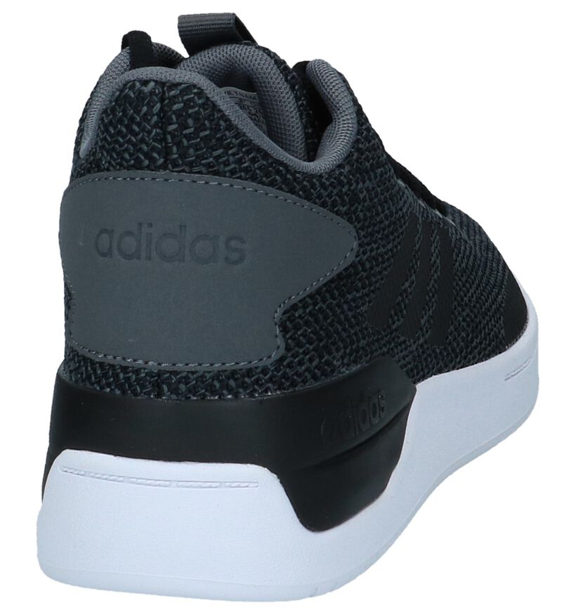 adidas BBALL 80S Baskets en Gris en textile (221578)