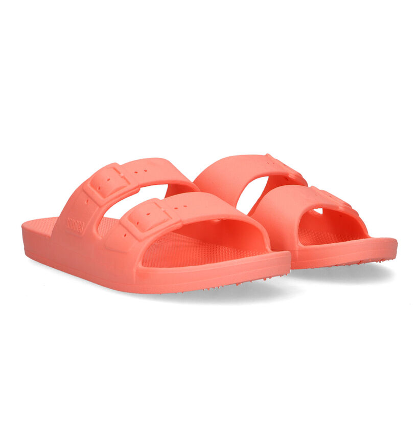 Freedom Moses Basic Oranje Slippers voor dames (323011)