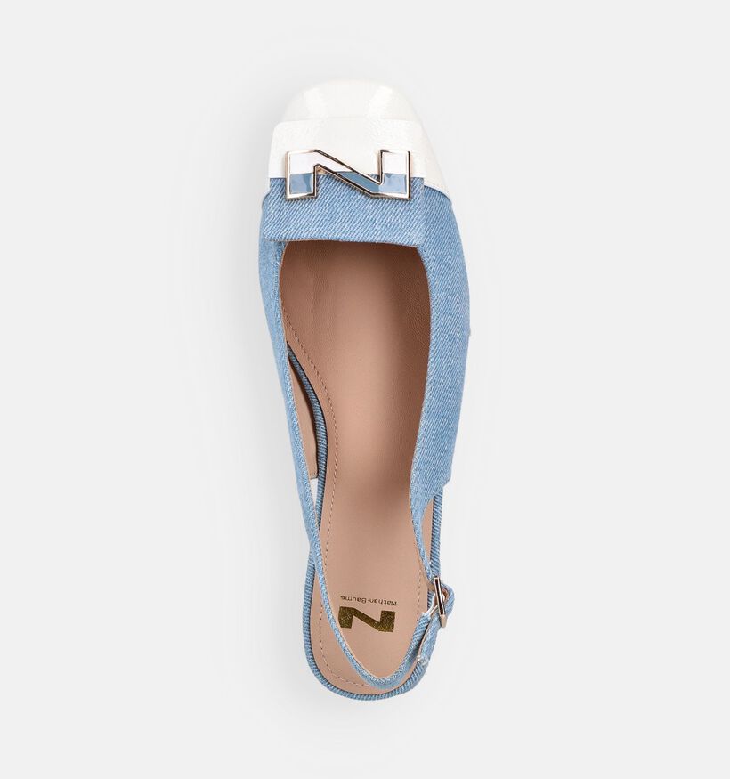 Nathan-Baume Escarpins slingback en Bleu clair pour femmes (372244)