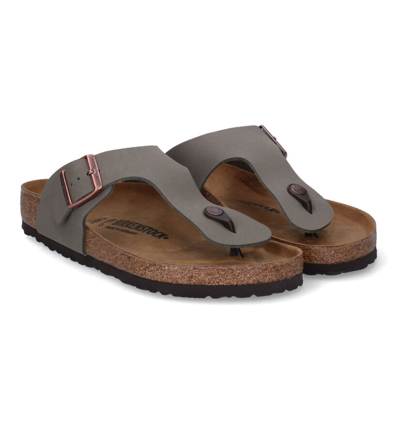 Birkenstock Ramses Zwarte Teenslippers voor heren (322799)