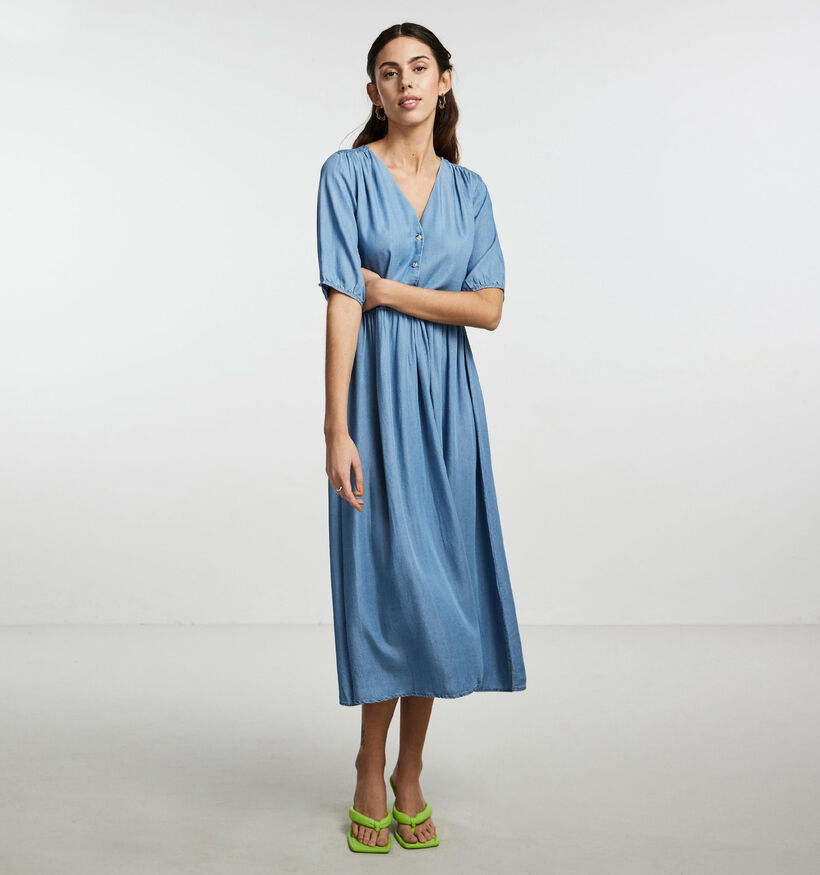 Pieces Vilma Jupe maxi en Bleu pour femmes (326818)