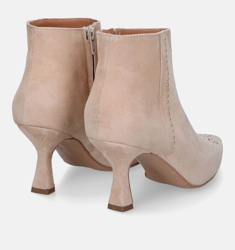 Signatur Bottines à talons en Beige clair pour femmes (319807)