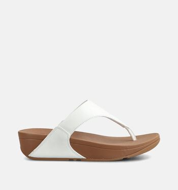 FitFlop Lulu Slippers Zwart/Wit/Goud/Cognac/Blauw/Roze