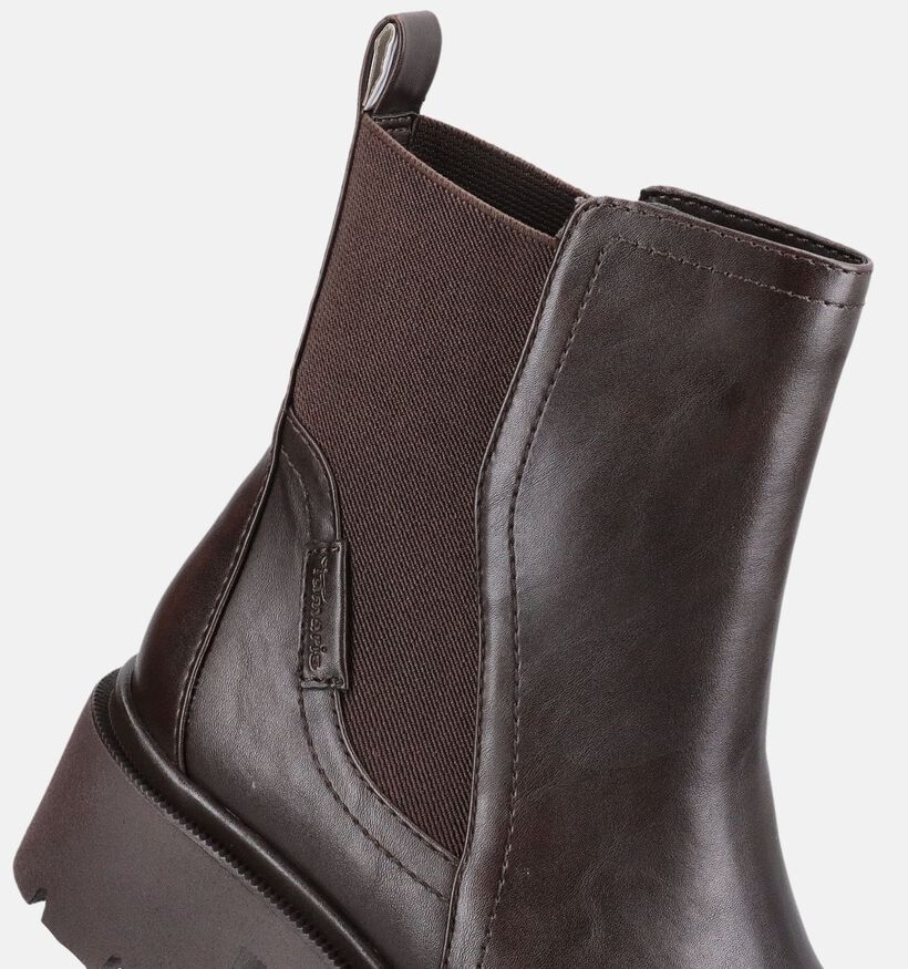 Tamaris Bottines Chelsea en Marron pour femmes (378949)