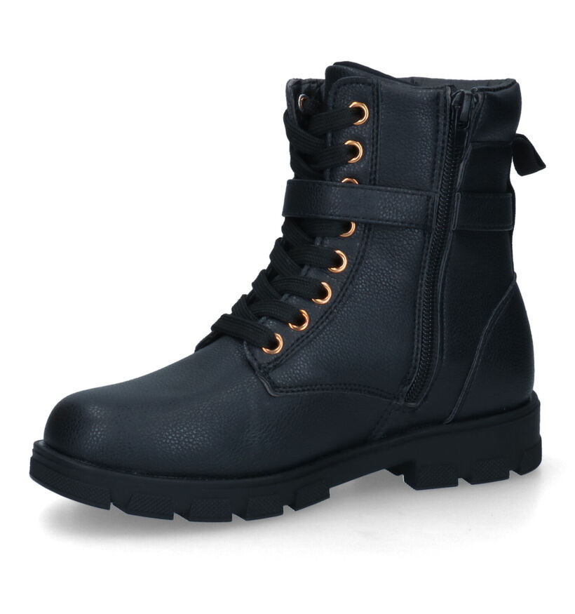 Milo & Mila Zwarte Bottines voor meisjes (313331)