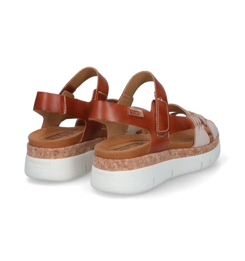 Pikolinos Palma Cognac Sandalen in leer (308107)