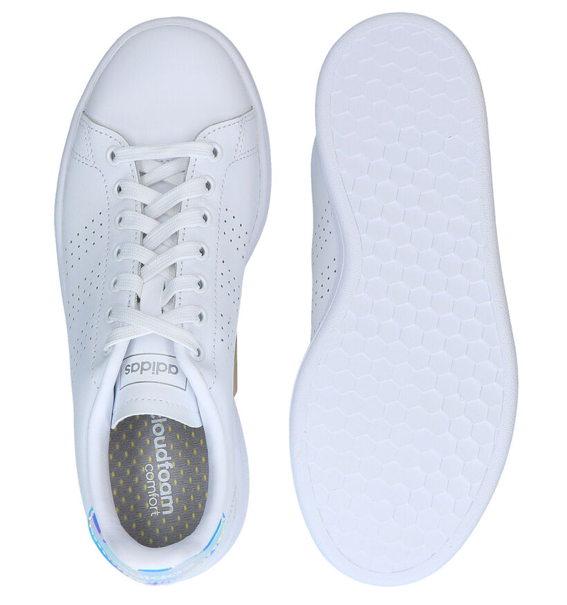 adidas Advantage Baskets en Blanc pour femmes (341435)