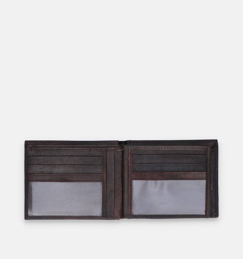 Euro-Leather Portefeuille en Marron pour hommes (353553)
