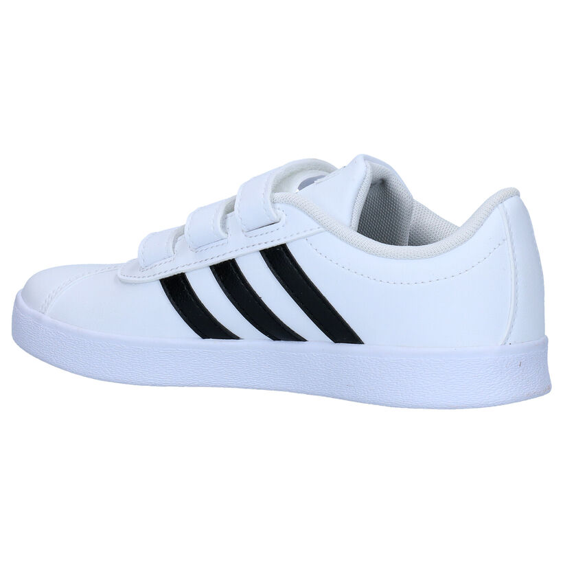 adidas VL Court 2.0 CMF Witte Sneakers in kunststof (317288)