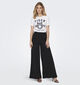 JDY Tanja Pantalon large en Noir L32 pour femmes (352384)