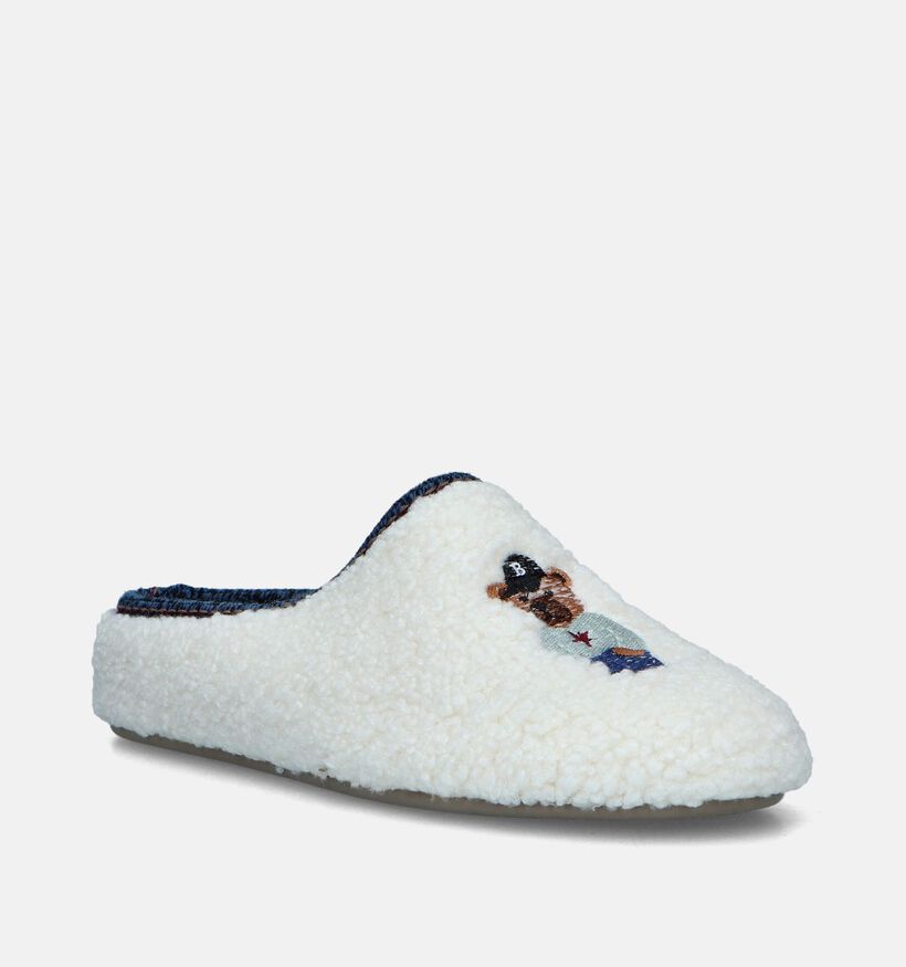 Torfs Home Ecru Pantoffels voor dames (349206) - geschikt voor steunzolen