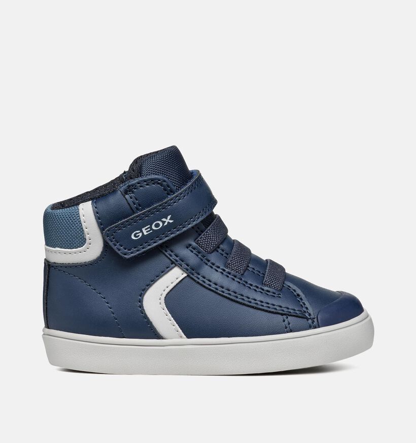 Geox Gisli Blauwe Hoge schoenen voor jongens (344549) - geschikt voor steunzolen