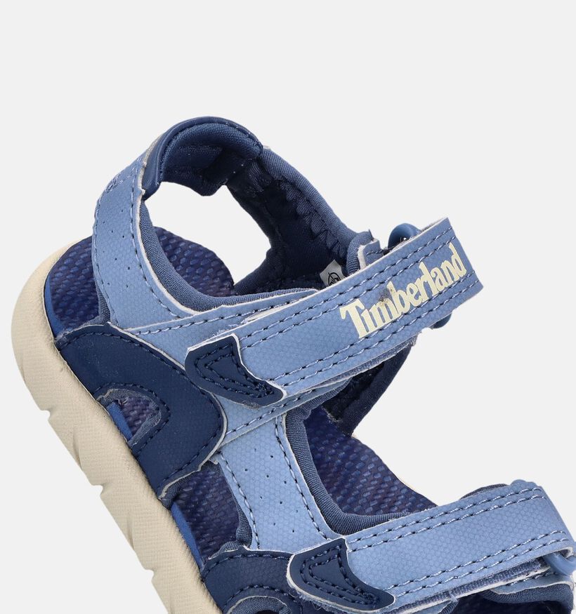 Timberland Perkins Row Backstrap Sandales en Bleu fonc&eacute; pour gar&ccedil;ons (368901)