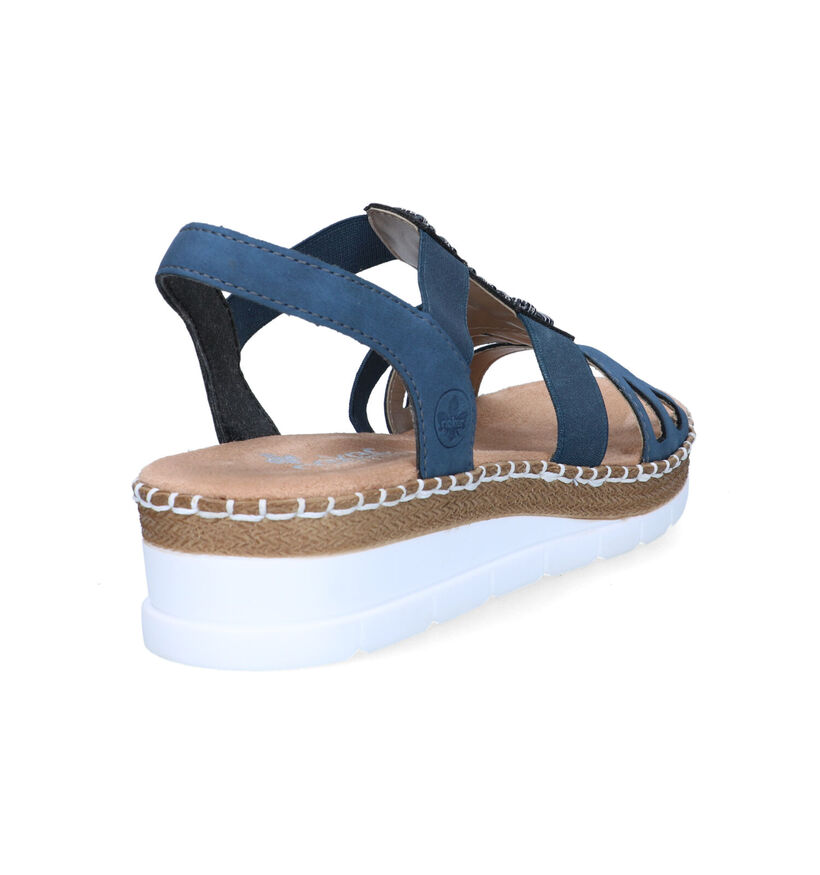 Rieker Blauwe Sandalen voor dames (323673)