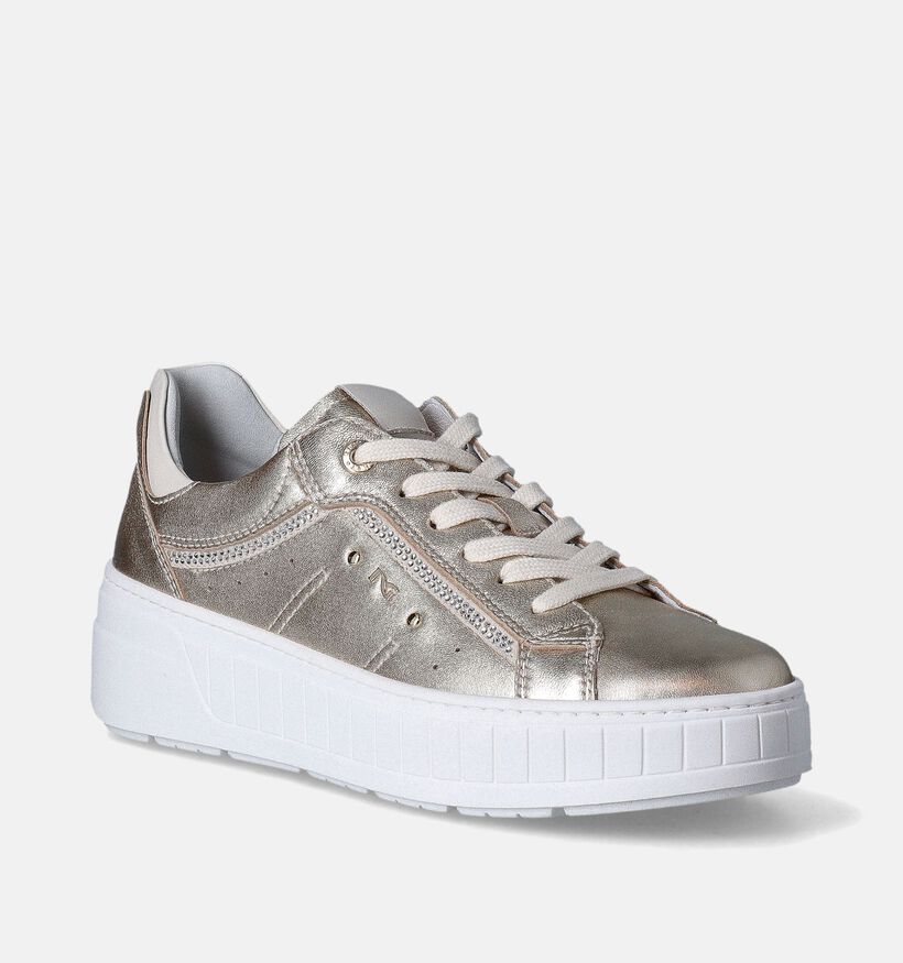NeroGiardini Gouden Platform sneakers voor dames (351957) - geschikt voor steunzolen