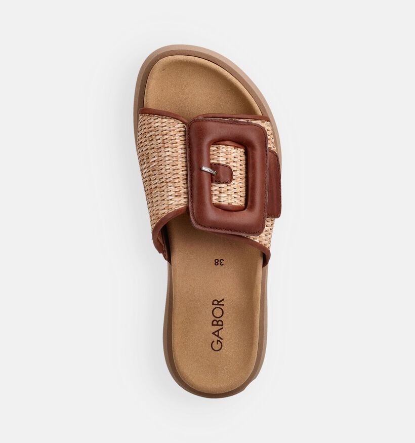 Gabor Best Fitting Cognac Slippers voor dames (373314)